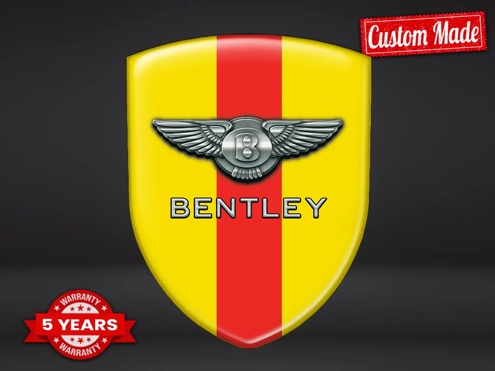 Bentley Selbstklebende Aufkleber Custom Stil Glänzende Domes